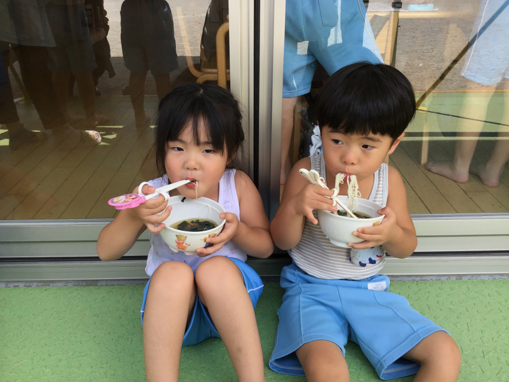 流しそうめん☆彡