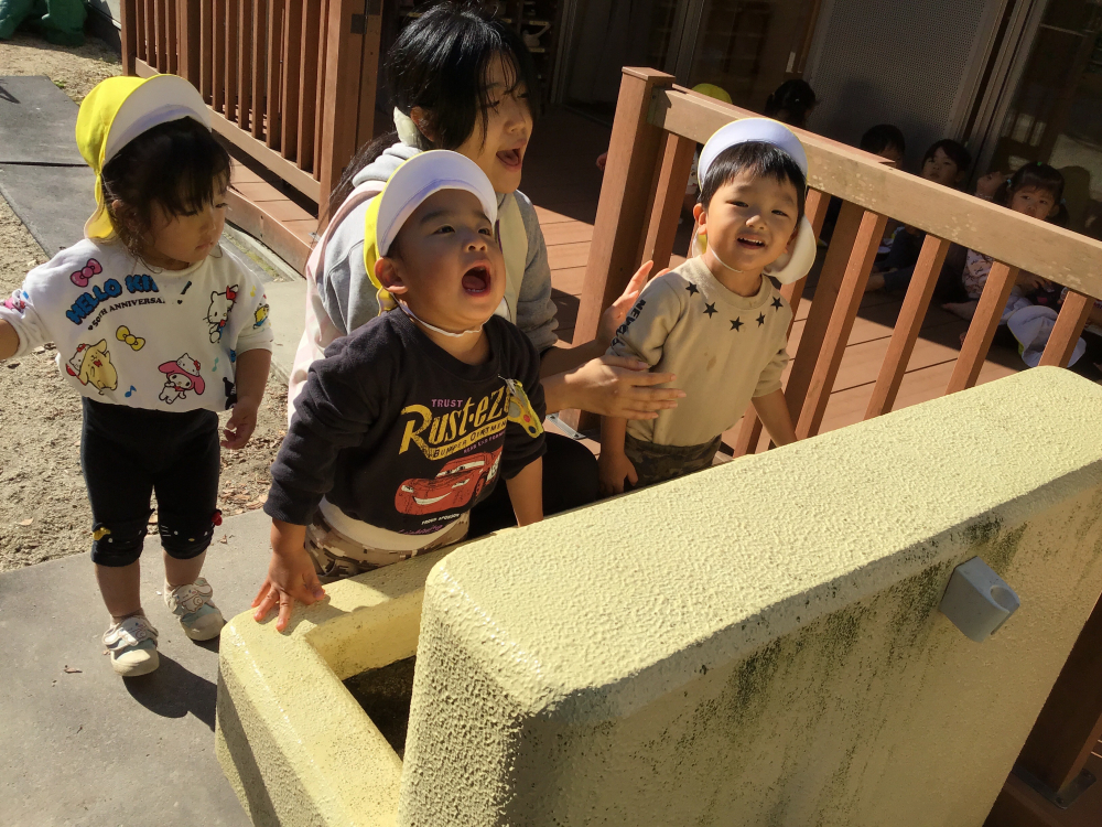 うがいの練習！