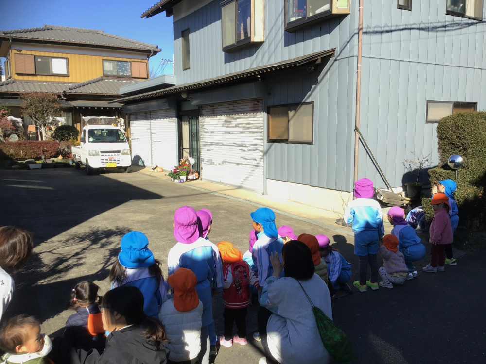 今年最後の保育園！